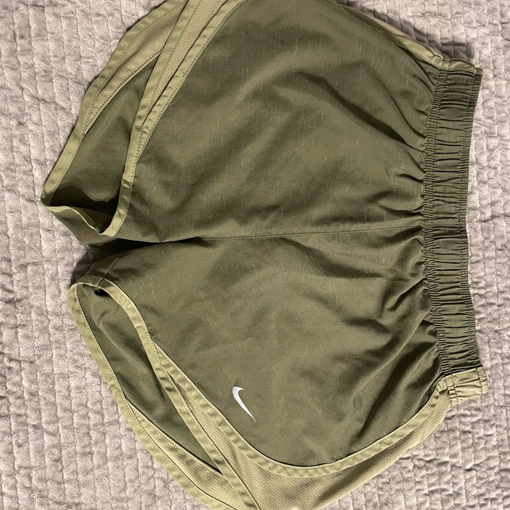 Nike Olive Green Athletic Shorts